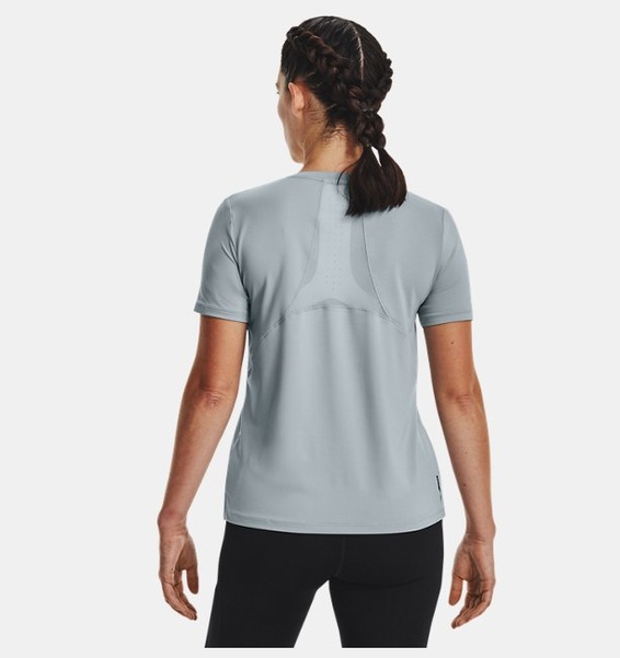 Mavi Kadın UA RUSH™ Pencereli Kısa Kollu T-shirt