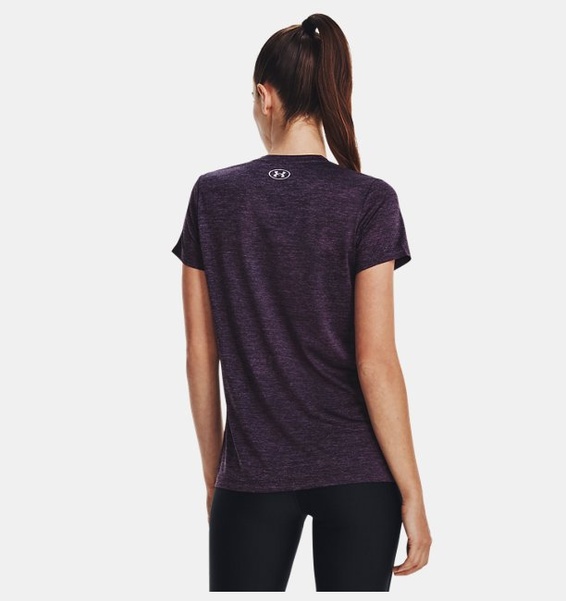 Mor Kadın UA Tech™ Twist V-Yaka T-shirt