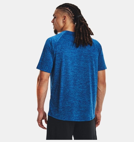 Mavi Erkek UA Tech 2.0 Kısa Kollu T-shirt