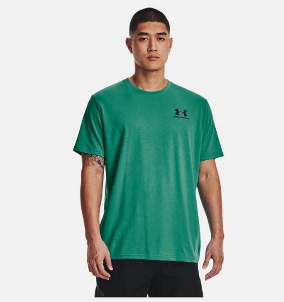 Yeşil Erkek UA Sportstyle LC Kısa Kollu T-shirt