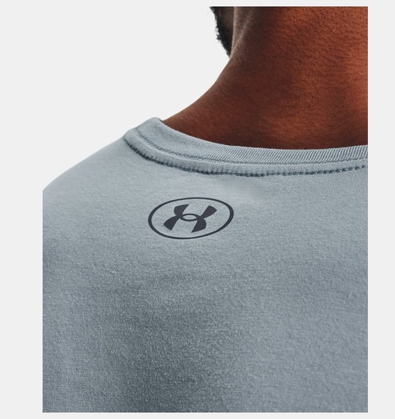 Mavi Erkek UA GL Foundation Kısa Kollu T-shirt