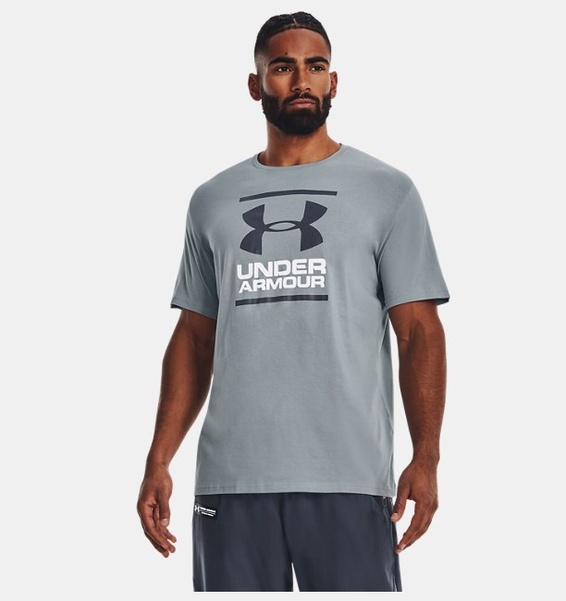Mavi Erkek UA GL Foundation Kısa Kollu T-shirt