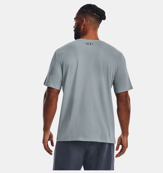 Mavi Erkek UA GL Foundation Kısa Kollu T-shirt