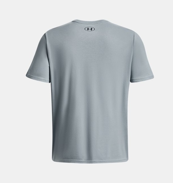 Mavi Erkek UA GL Foundation Kısa Kollu T-shirt