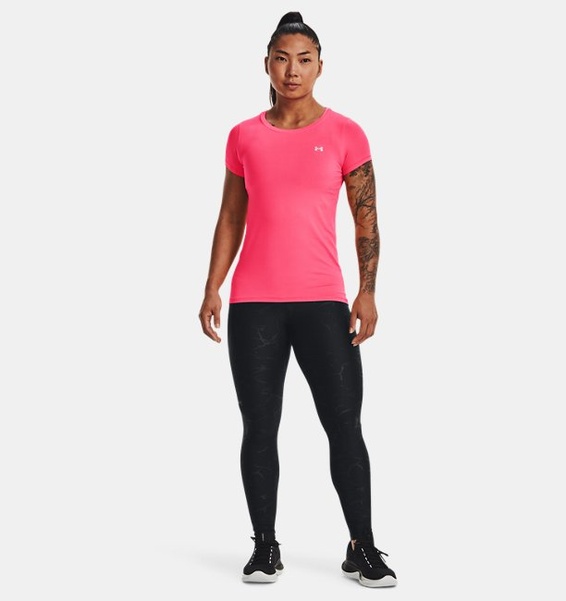Pembe Kadın UA Tech Mesh Kısa Kollu T-shirt
