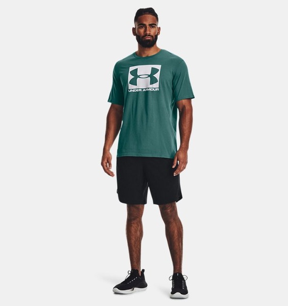 Yeşil Erkek UA Boxed Sportstyle Kısa Kollu Tişört