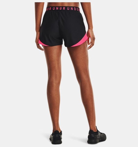 Siyah Kadın UA Play Up 3.0 Şort