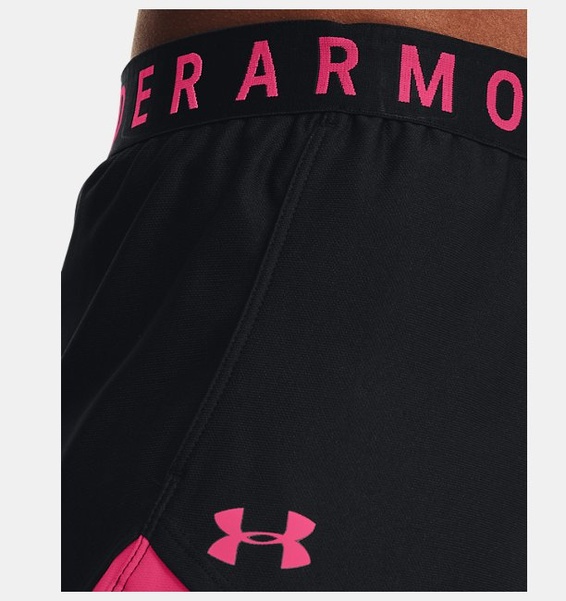 Siyah Kadın UA Play Up 3.0 Şort
