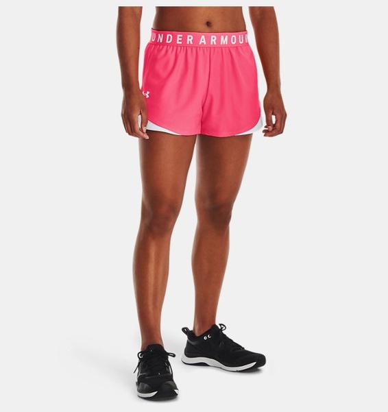 Pembe Kadın UA Play Up 3.0 Şort