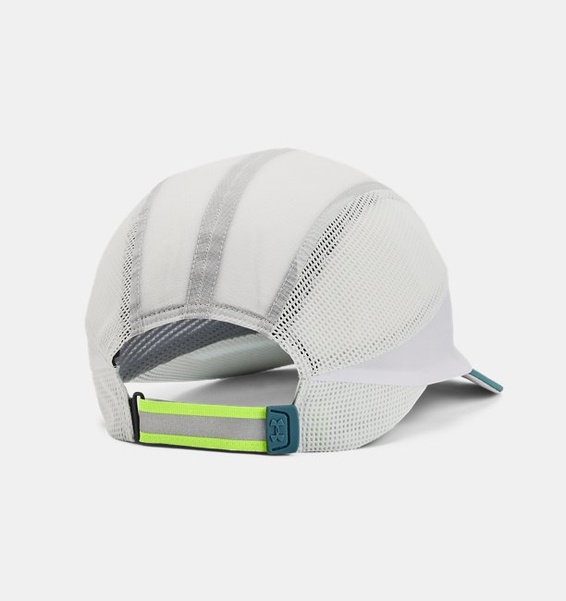 Gri Unisex UA Serin Tutan Koşu Dash Şapka