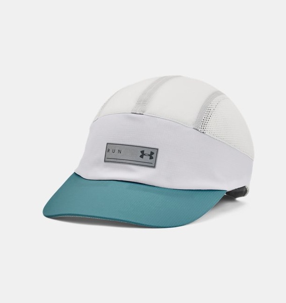 Gri Unisex UA Serin Tutan Koşu Dash Şapka
