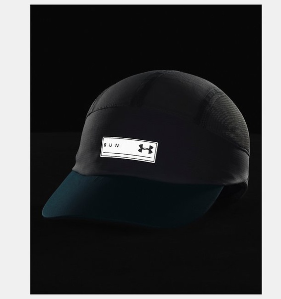 Gri Unisex UA Serin Tutan Koşu Dash Şapka