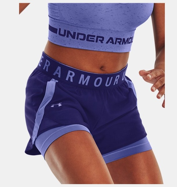 Mavi Kadın UA Play Up 2-in-1 Şort