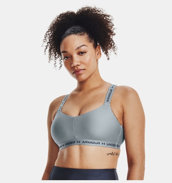 Mavi Kadın UA Crossback Low Spor Sütyeni