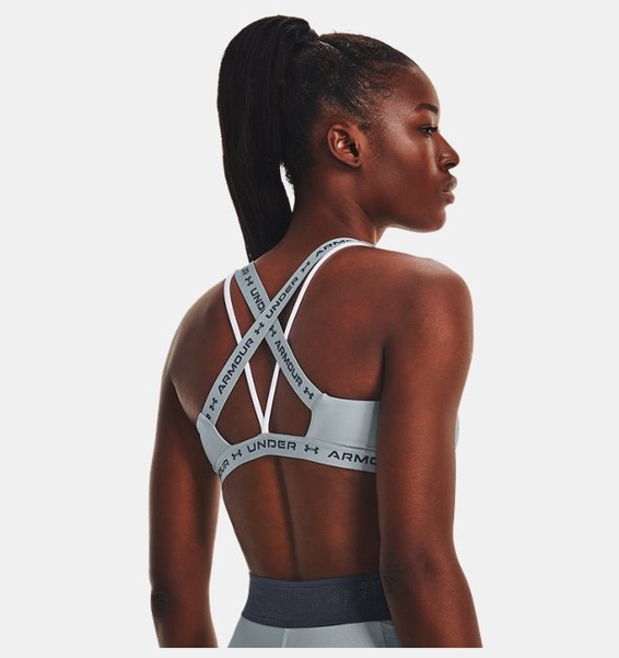 Mavi Kadın UA Crossback Low Spor Sütyeni