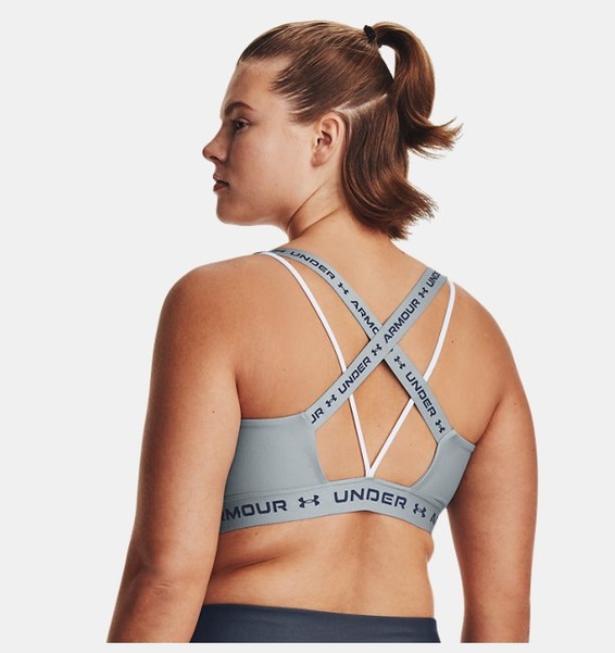 Mavi Kadın UA Crossback Low Spor Sütyeni