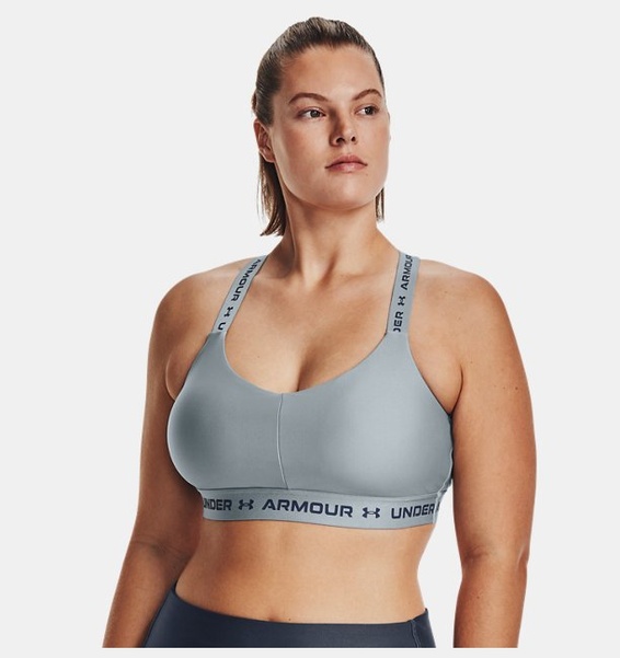 Mavi Kadın UA Crossback Low Spor Sütyeni