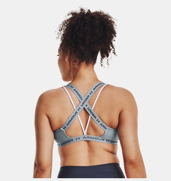 Mavi Kadın UA Crossback Low Spor Sütyeni