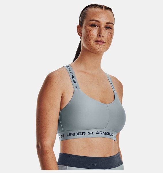Mavi Kadın UA Crossback Low Spor Sütyeni