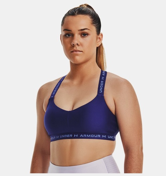Mavi Kadın UA Crossback Low Spor Sütyeni