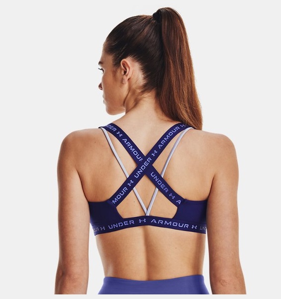 Mavi Kadın UA Crossback Low Spor Sütyeni