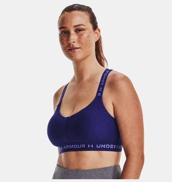 Mavi Kadın UA Crossback Low Spor Sütyeni
