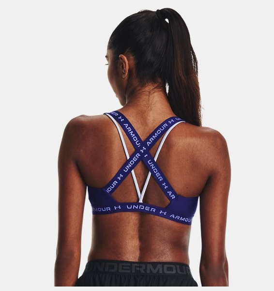 Mavi Kadın UA Crossback Low Spor Sütyeni