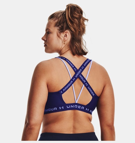 Mavi Kadın UA Crossback Low Spor Sütyeni