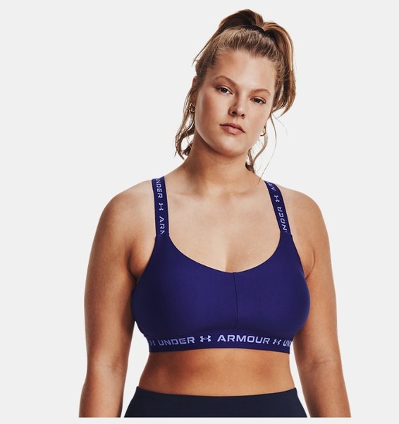 Mavi Kadın UA Crossback Low Spor Sütyeni