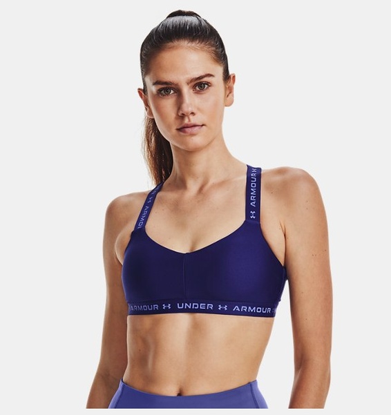 Mavi Kadın UA Crossback Low Spor Sütyeni