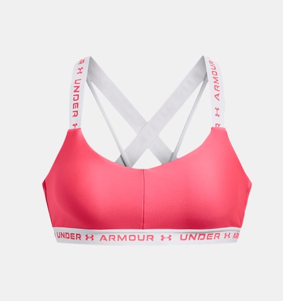Pembe Kadın UA Crossback Low Spor Sütyeni