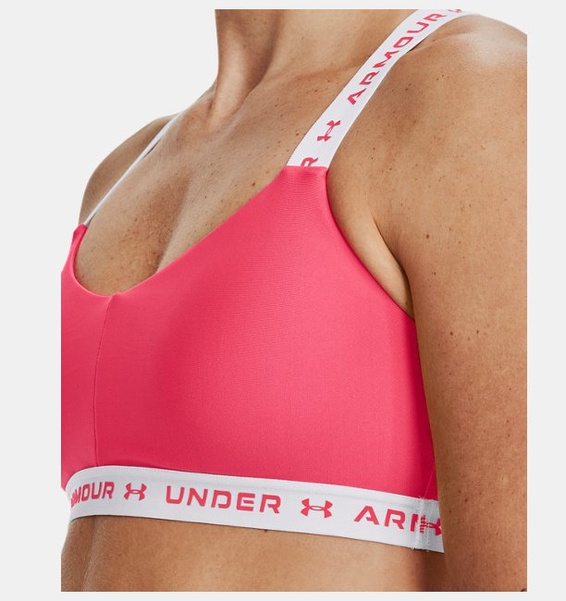 Pembe Kadın UA Crossback Low Spor Sütyeni