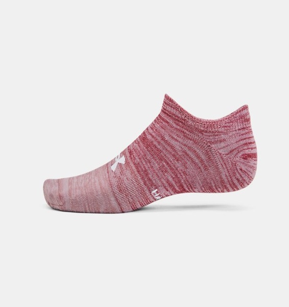 Pembe Unisex UA Essential No Show 3’lü Paket Çorap