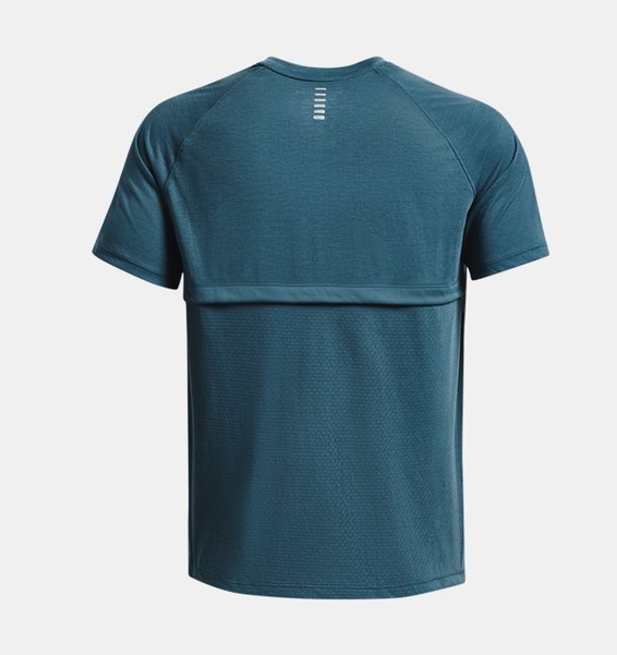 Mavi Erkek UA Streaker Koşu Kısa Kollu T-shirt