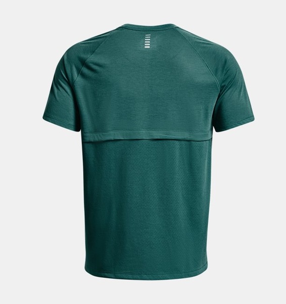 Yeşil Erkek UA Streaker Koşu Kısa Kollu T-shirt