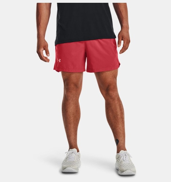 Kırmızı Erkek UA Launch Koşu 5inç Şort