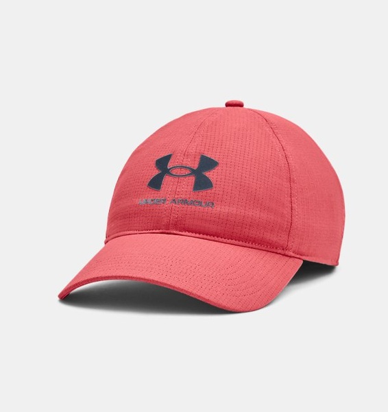 Kırmızı Erkek UA Serin Tutan ArmourPencereli™ Adjustable Şapka