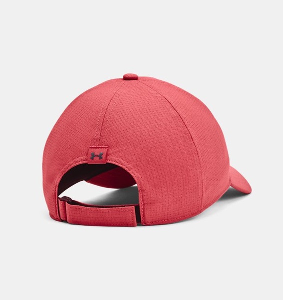 Kırmızı Erkek UA Serin Tutan ArmourPencereli™ Adjustable Şapka