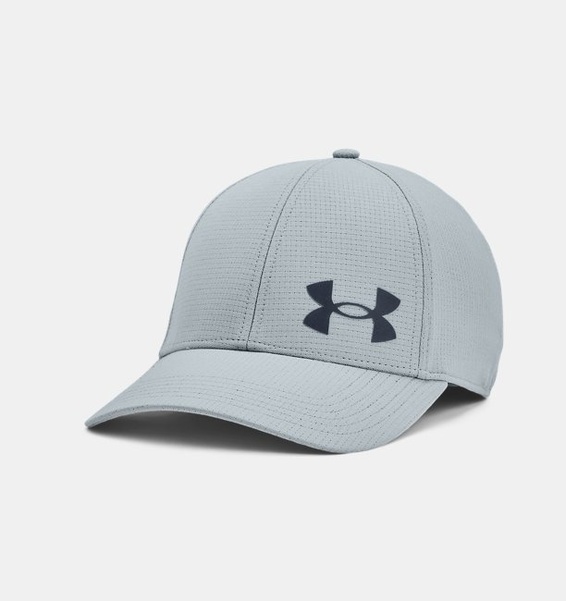 Mavi Erkek UA Serin Tutan ArmourPencereli™ Stretch Şapka