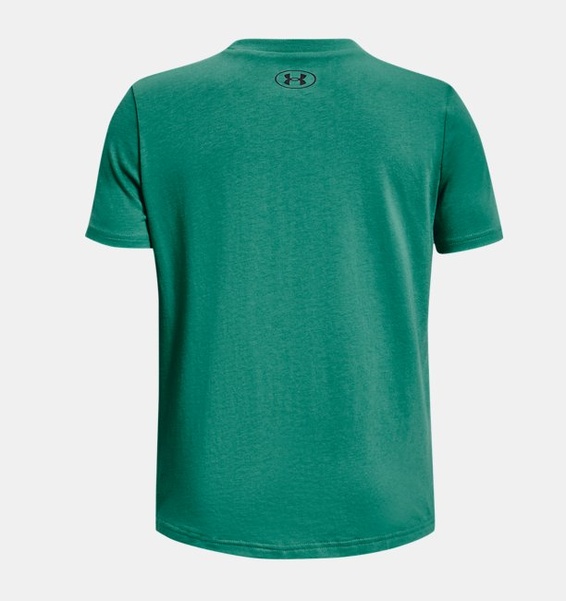 Yeşil Çocuk UA Spoststyle Left Chest Kısa Kollu T-shirt