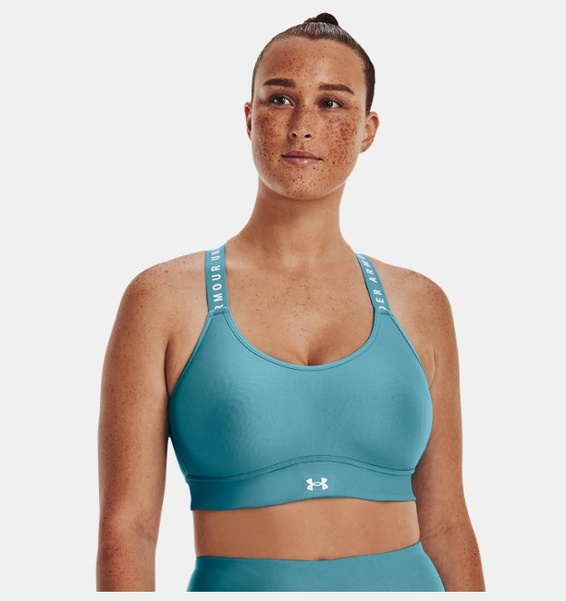 Mavi Kadın UA Infinity Mid Covered Spor Sütyeni