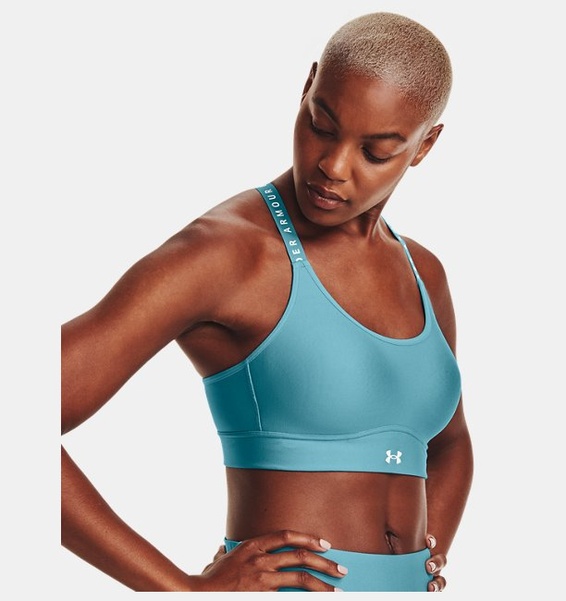 Mavi Kadın UA Infinity Mid Covered Spor Sütyeni