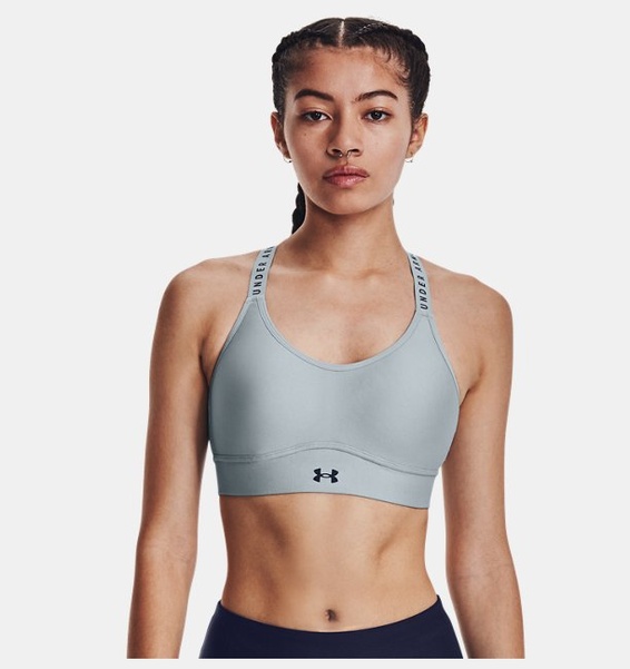 Mavi Kadın UA Infinity Mid Covered Spor Sütyeni