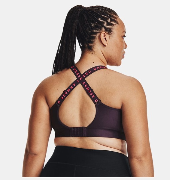 Mor Kadın UA Infinity Mid Covered Spor Sütyeni