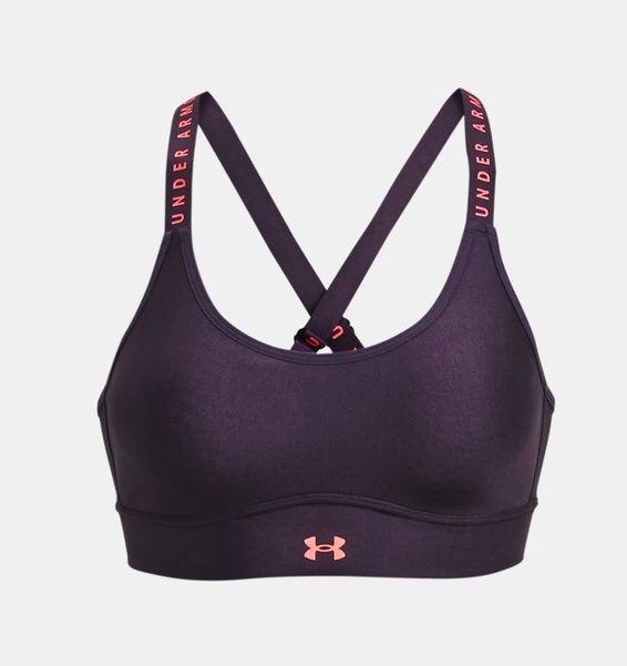 Mor Kadın UA Infinity Mid Covered Spor Sütyeni