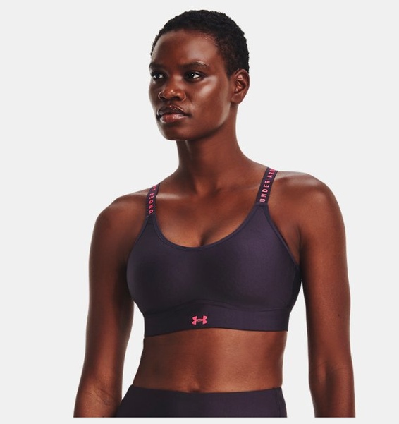 Mor Kadın UA Infinity Mid Covered Spor Sütyeni