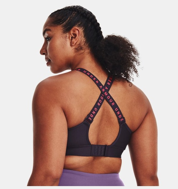 Mor Kadın UA Infinity Mid Covered Spor Sütyeni