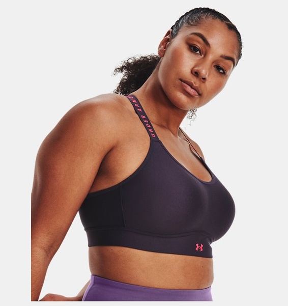 Mor Kadın UA Infinity Mid Covered Spor Sütyeni