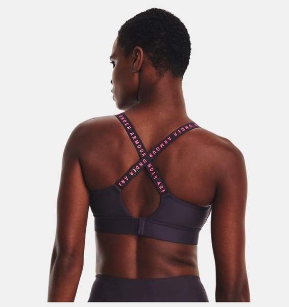 Mor Kadın UA Infinity Mid Covered Spor Sütyeni