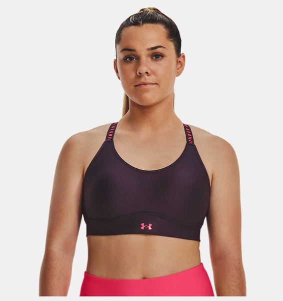 Mor Kadın UA Infinity Mid Covered Spor Sütyeni